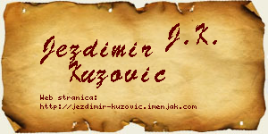 Jezdimir Kuzović vizit kartica